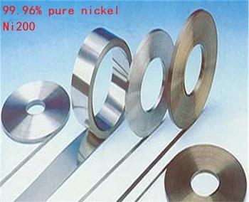0.5 kg 0.15 mm * 10mm Saf Nikel Plaka Kayış Şerit Levhalar 99.96% saf nikel için Pil elektrot elektrot Nokta Kaynak Makinesi