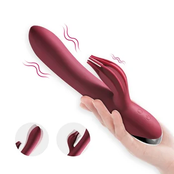 10 Hız G pot Vibratör USB Şarj Edilebilir Güçlü Yapay Penis Tavşan Vibratör Kadınlar için Klitoris stimülasyon Masajı Yetişkin seks oyuncakları