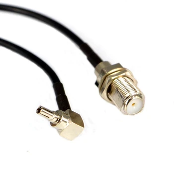 100 ADET RF Konektörü F CRC9 kablo F dişi CRC9 dik açı RG174 Pigtail kablo 3G / 4G USB