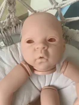 18 inç Reborn Bebek Kiti El Yapımı Bebek Santina Reborn Kaynağı DIY Bebek Kiti Oyuncak Yumuşak Gerçek Nazik Dokunmatik Vinil Kiti Bebek Parçaları