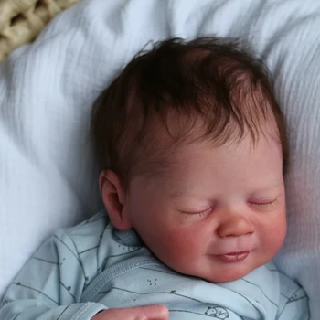 18 inç Reborn Vito Bebek Kiti Uyku Bebek Gerçekçi Yumuşak Dokunmatik Bitmemiş Bebek Parçaları yeniden doğmuş oyuncak bebekler çocuk Doğum Günü Hediyeleri