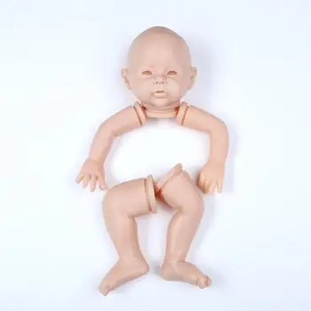 20 inç DIY Boş Yeniden Doğmuş Bebek Bebek Parçaları yenidoğan bebe Boyasız Bitmemiş Bebek Parçaları Bitmemiş Vinil kalıp Kiti
