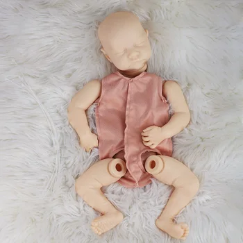20 inç Reborn Bebek Kiti Levi Yumuşak Gerçek Dokunmatik Uyku Bebek Bebek Boyasız Bitmemiş Bebek Parçaları Bebe Reborn Kiti Vinil oyuncak bebekler