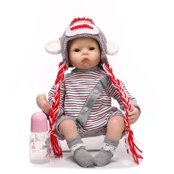 2018 yeni varış sevimli 52 CM silikon reborn bebekler oyuncak-doll-in-the-ball 20 inç belden bebek bebekler çocuk oyuncakları kızlar için