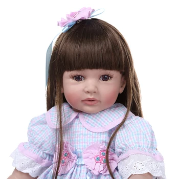 60 cm Gerçekçi bebek reborn bebek zarif elbise up giyim modeli-3-6 ay gerçek bebek boyutu çocuk hediye oyun evi oyuncaklar