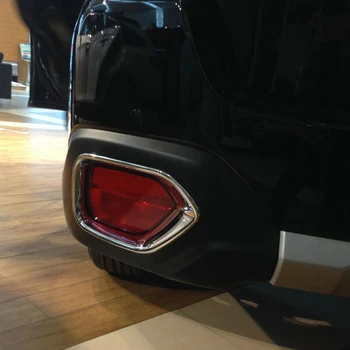 ABS Krom Tampon Ön Arka Kuyruk Sis Işık Lamba Kapağı Trim Çerçeve Garnitür Araba Oto Subaru Outback 2016 ıçin 2 adet