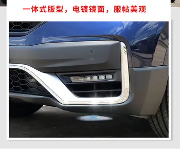 ABS Ön Başkanı sis ışık Göz Kapağı kaş Kapak Trim Için Hyundai CRV 2021