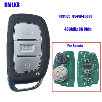 Akıllı Uzaktan Araba Anahtarı 3 Düğmeler 433 MHz 8A Çip ıçin Hyundai Sonata + P/ N: 95440-C3000, 95440-E5000