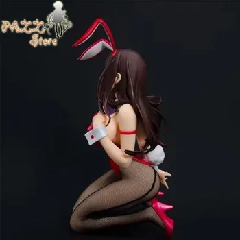 Anime Bağlama Chikuri Yerli 1/4 Tavşan Ver. Akagi Yoko Bayan Kırmızı Tavşan PVC Aksiyon Figürleri Oyuncak 27 cm