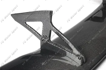 Araba Aksesuarları Karbon Fiber 3D D Tarzı Spoiler Için Standı ıle Fit-2017 F82 M4 Arka Bagaj GT Kanat