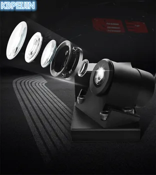 Araba Styling Araba Melek kanatları ışıkları LED hoşgeldiniz projektör ışık Renault clio megane 2 3 captur logan kadjar Aksesuarları