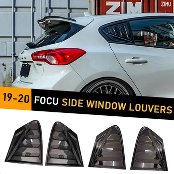 Arka Pencere Yan Panjurları Havalandırma Kapağı Çıkartmalar, Ford Focus ST-LİNE Hatchback 2019 2020 pencere panjurları Trim