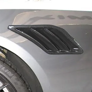 Audi A5 için Karbon fiber 2005-2009 yaprak plaka hava çıkış fiber yan hava çıkış oto modifikasyon parçaları