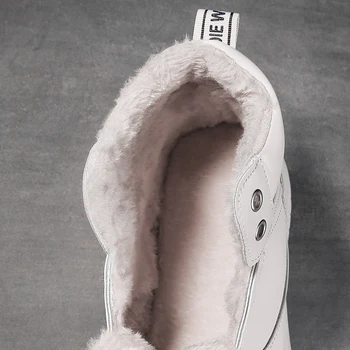 Beyaz Peluş Kaykay Ayakkabı Erkekler ıçin Düz Yüksek top Moda Rahat Erkek Sneakers Orijinal Tasarımcı Ayakkabı Zapatillas Hombre
