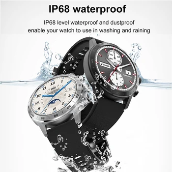 Bluetooth Telefon Görüşmesi can akıllı saat Erkekler Su Geçirmez Spor Spor İzle Sağlık Tracker Hava Ekran 2021 Yeni smartwatch erkekler