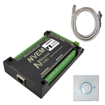CNC MACH3 NVEM 4 eksen kontrol Ethernet portu step motor hareket kontrol kartı oyma makinesi hız kontrol dc 200 KHZ