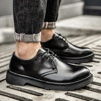 CYYTL erkek Rahat Deri Klasik Resmi Ayakkabı Elbise Iş Yürüyüş Loafer'lar İngiliz Tarzı Lüks Mocasines