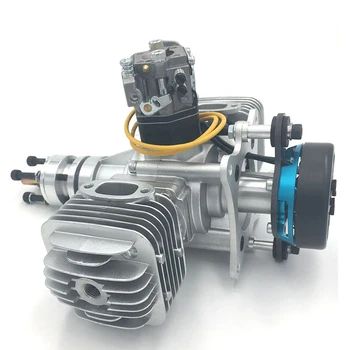 DLE60 60CC Motor İHA Benzinli Motor Çift silindirli İki Zamanlı Güç Üretim Sistemi ile 180 W 60CC Deplasman RC Aircra için