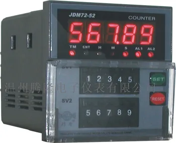 Elektronik Önceden Ayarlanmış Sayaç Sayacı JDM72-52
