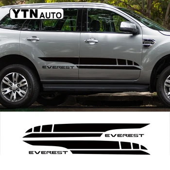 Ford Everest için 2016 2017 2018 2019 Araba Çıkartmaları Yan Kapı Şerit Grafik Vinil Serin Araba dekorasyon çıkartmaları Aksesuarları