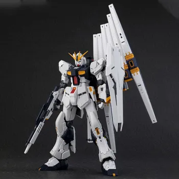 Gundam oyuncaklar Monte 1/144 Bandai NU Rakamlar çocuk Modeli Eylem RG RX-93 V Kitleri 1/144 RX-93 NU V Monte Model Kitleri Eylem