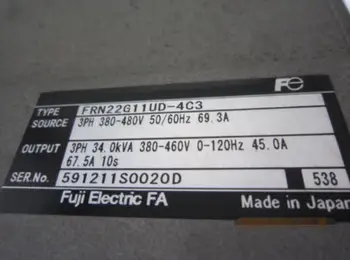Inverter FRN22G11UD-4C3 380 V 22KW, kullanılan bir, 90 % görünüm yeni, 3 ay garanti