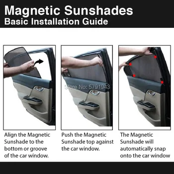 Jeep Compass2016-2020 İçin Anti-cibinlik Araba Pencereleri Manyetik kumaş Güneş Gölge UV Işını Engelleme Örgü araba pencere gölgeliği