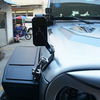 Jeep Wrangler 2018 2019 2020 2021 için Gladyatör JT 2018-2020 Geniş Açı Kaput Kör Nokta Aynalar 360°