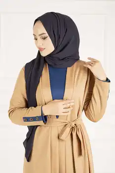 Kadın Bel Kuşaklı Çift Takım Kombin Alt Üst Müslüman elbise tesettür Müslüman üstleri kadın takım elbise 2021 abayas