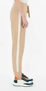 Kadın Pantolon Sonbahar / Kış Yeni Stil Yan Şerit Dikiş Elastik Bel Modal Rahat Bağlama Üç Renk Bayanlar Sweatpants