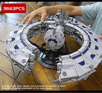 Kalıp Kral Yapı Taşları Yıldız planı Sınıf Battleship Droid Kontrol Gemi modeli Araya tuğla Çocuk Oyuncakları Noel Hediyeleri