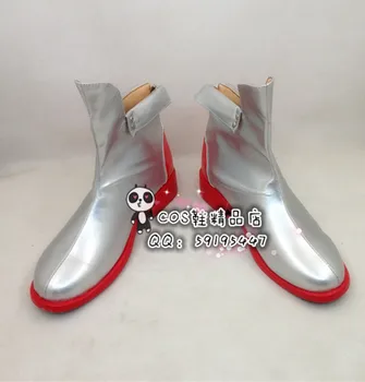 Kantai Koleksiyonu Nagato Gümüş Parti Cosplay Ayakkabı Çizme X002