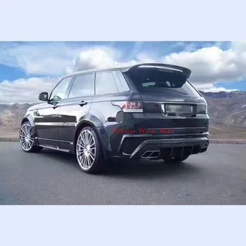 Karbon Fiber Geniş Araç Gövde Kiti Frp Boyasız Ön Tampon Arka Tampon Yan Etekler Range Rover Sport 14-17 için