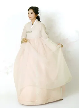 Kore Orijinal İthal Hanbok El işlemeli Hanbok Büyük ölçekli Etkinlikler ve Kostümler için Yeni Hanbok