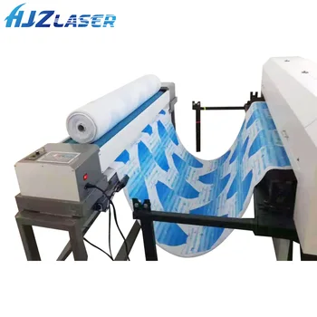Kumaş Kumaş Giyim Tekstil Konfeksiyon CO2 otomatik besleme Lazer Kesim Makinesi