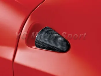 Kuru Karbon Fiber Kapı kulp kılıfı Için Fit 2010-F458 Italia Coupe & Örümcek Dış Kapı kulp kılıfı Trim Araba-styling