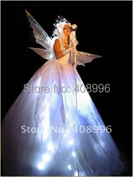 LED ışıklı elbise / kız elbise / ışık-up elbise / peri etek / Performans Giyim