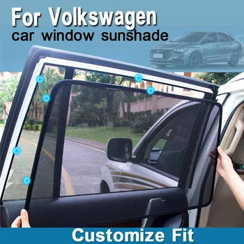 Manyetik Araba Özel Perde Pencere Şemsiyeleri Örgü Gölge Kör Orijinal Özel Volkswagen Touran Multvan Scirocco
