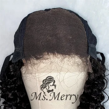 Ms. Merry 9A + 5 * 5 Gerçek HD Dantel Kapatma Peruk Bebek Saç ıle 20 