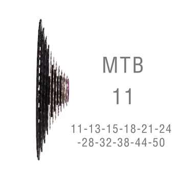 MTB 11 Hız 11-50 T SLR2 Kaset Geniş Oranı Ultralight 360g CNC Pedal Çevirmeden Dağ Bisikleti için sram XX1 m9000 Bisiklet Parçaları