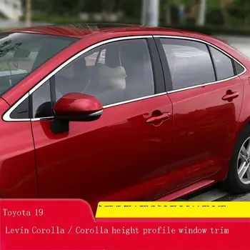 Para Carros Accessoires Voiture Araba Aksesuar Sticker Dekorasyon Araba Aksesuarları Dış Pencere 2019 Toyota Corolla Levin IÇİN