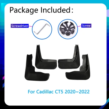 Paçalık Çamurluk Çamurluk Cadillac CT5 2020 2021 2022 Ön Arka Çamur Splash Muhafızları Otomobil Parçaları Araba Tekerlek Aksesuarları