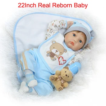 Reborn silikon Yenidoğan Bebek 22 