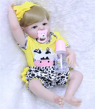 Sarı saç kız bebek reborn 22 
