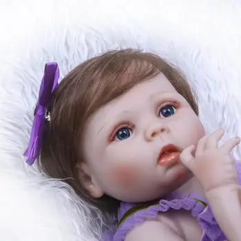 Silikon bebek bebekler satılık 57 cm vinil bebekler tam vücut bebek prenses oyuncaklar çocuklar için yeni yıl Noel hediyesi kızlar için npk bebek