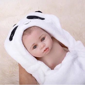 Tam Silikon Vinil Reborn Bebek Kız Bebekler 43 cm Banyo Oyuncakları Çocuk Bebekler Kız Doğum Günü Hediyeleri için