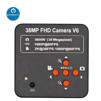 Telefon PCB Lehimleme Simul-Odak 3.5 X-90X Sürekli Zoom Stereo Trinoküler Mikroskop 38MP 2 K 1080 P HDMI USB Video Kamera
