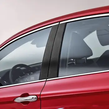 Toyota Camry için XV70 8th LE XLE V6 GA-K 2018-up Aksesuarları Pencere B-pillars Dekoratif Karbon Modifiye Dış Sticker