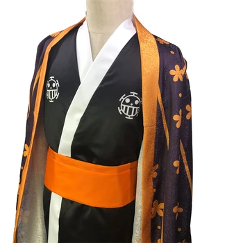 Trafalgar D. Su Hukuk Anime One Piece Cosplay Kostüm Luffy Kimono Kıyafet Kadın Erkek Özelleştirilmiş
