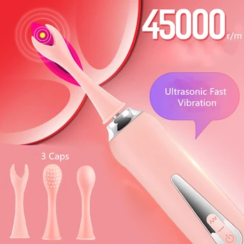 Ultrasonik Yüksek Frekanslı Vibratörler Kadınlar için Hızlı Çığlık Orgazm G Noktası Klitoris Stimülatörü Seksi Klitoris Doruk Meme masaj aleti